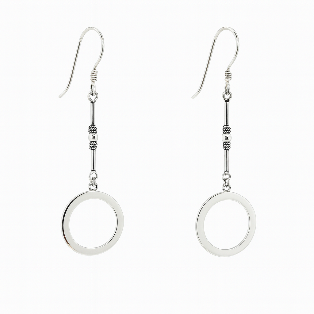 Aros colgantes minimalist circulo