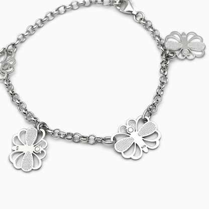 Pulsera mariposa minimalista