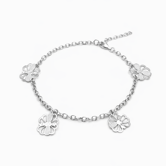 Pulsera mariposa minimalista