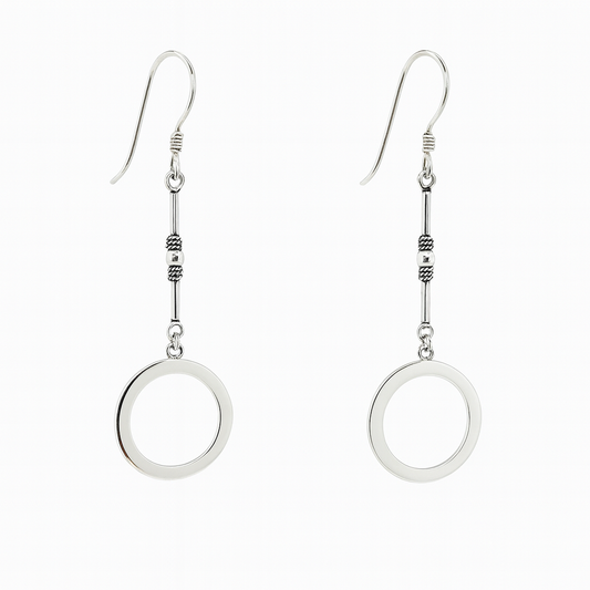 Aros colgantes minimalist circulo