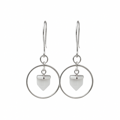 Aros Cuarzo Blanco