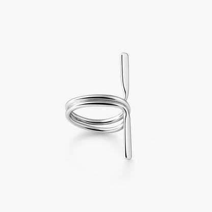 Ear cuff minimalista en plata